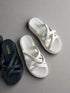 Summer Casual Criss Cross Slid On Sandals
